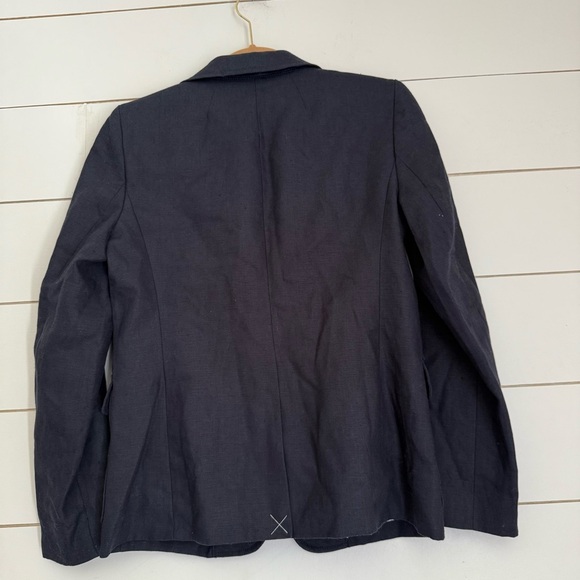 NWT J. Crew Rhodes Blazer Navy Blue Linen Women’s 8 - Picture 8 of 10